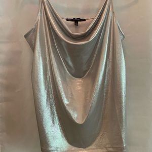 White House Black Market Silver Cami